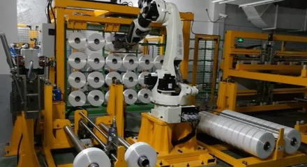 智能工厂时代已至 纺丝卷绕车间与环保色纺纱线的智能化革命